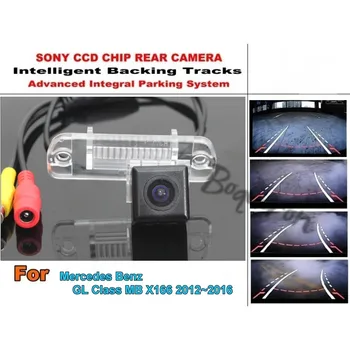 Для Mercedes Benz GL Class MB X166 2012 ~ 2016 Smart Tracks Chip Camera/HD CCD Интеллектуальная Динамическая Парковочная Камера заднего вида