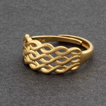 Новое Модное Золотое Полое кольцо Для Мужчин И женщин с открытыми Кольцами на палец, Трендовые Обручальные кольца для вечеринки 2022 года