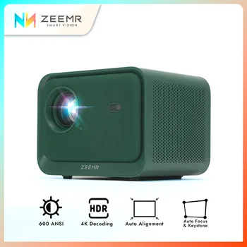 ZEEMR Z1 Мини Глобальная Версия 600 Ansi 4K 1080P Full HD Автоматическое Искажение 5G WIFI Bluetooth Проектор Для Гостиной Домашнего Кинотеатра