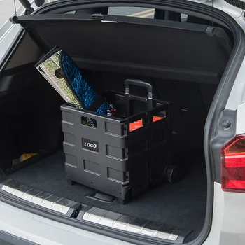 Автомобильный Универсальный Органайзер для хранения в Багажнике BMW X1, Автомобильный Аксессуар, Портативная Складная Корзина для покупок, Тележка