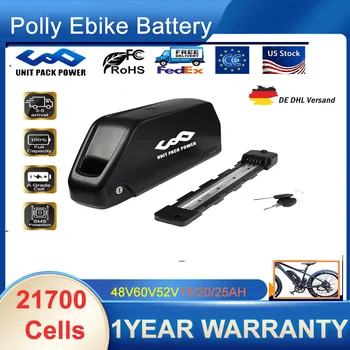 Аккумулятор для Велосипеда Электромобиля Polly DP-7 48V 52V Shark/Jumbo Battery ebike Batteries Pack 24Ah для 750 Вт 1000 Вт 1500 Вт Voilamart