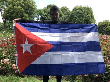 НЕБЕСНЫЙ ФЛАГ флаг Кубы бесплатная доставка 90x150 см cu cub флаг Кубы подвесной баннер из полиэстера для украшения