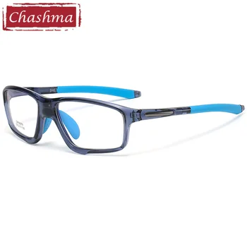 Ультралегкая оправа для очков Chashma, Мужские Спортивные очки, Женские Подростковые Рецептурные линзы RX TR90, Гибкие студенческие очки для мужчин