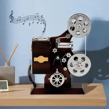 Кинопроектор Музыкальная шкатулка Реквизит для фотосессии Классический для свадьбы, домашнего рабочего стола