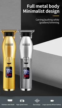 2021 T9 USB Машинка для Стрижки волос Профессиональный Электрический Триммер для волос Парикмахерская Бритва Триммер Для Бороды 0 мм Мужская Машинка для Стрижки Волос для мужчин
