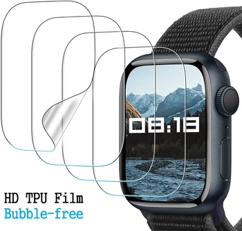 Для Apple Watch Серии Ultra 8 7 6 SE 5 4 3 Аксессуары iwatch 49 мм 44 мм 40 мм 45 мм 41 мм Защитная пленка для экрана Apple Watch