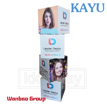 Рекламный стенд Leader Display с тотемными кубиками, набор из 4 рекламных коробок для розничной торговли