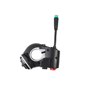 Электрический выключатель сигнала поворота переднего фонаря электровелосипеда для скутера Kugoom4, аксессуар для скутера, Выключатель питания в сборе