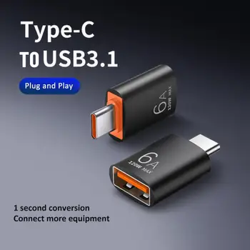Разноцветный адаптер USB 3.0 для Type C OTG для USB C, разъем USB-A для Micro USB Type-C, Разъем-розетка Samsung Xiaomi POCO, Адаптеры