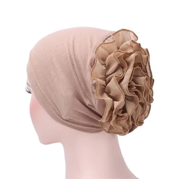 RUNMEIFA, Новый дизайн, мусульманские тюбетейки и шапочки, бархатный шарф, кепка для дам, роскошный бренд, цветочный жемчужный головной платок, африканская шапка-обертка