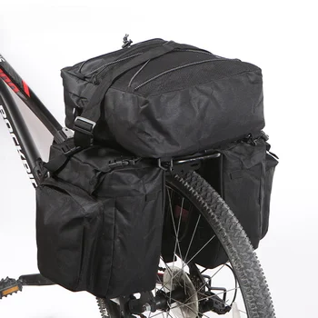 Велосипедная сумка 3 В 1, Большая Вместительная сумка для багажника MTB Велосипеда, Задняя Дорожная сумка для багажа, Портативное седло, велосипедные сумки