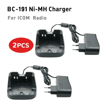 2 шт. Зарядное устройство BC-191 для ICOM IC-F27SR IC-F3011 F4011 F3101D F4101D IC-V80 IC-V80E IC-G80 IC-T70A IC-T70E IC-F3102D Радио