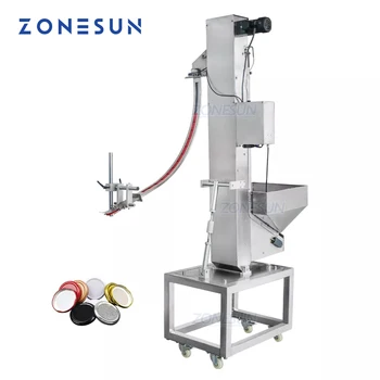 ZONESUN ZS-SLJ1 Автоматическая машина для укупорки пластиковых ПЭТ-бутылок, поднимающая крышку, Вспомогательное оборудование для укупорки