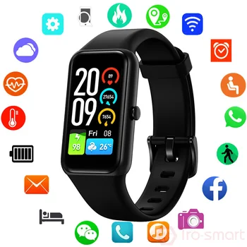 Xiaomi Smartwatch Мужские Женские Спортивные Фитнес-часы с полным сенсорным экраном, Электронные часы, пульсометр, Силиконовые смарт-часы