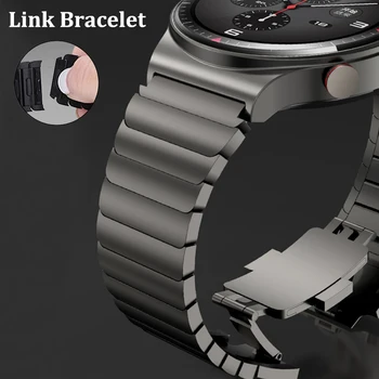 Ремешок из нержавеющей стали для Samsung Galaxy watch3 45 мм S3 для Huawei GT 2 2e pro 46 мм Мужской ремешок для Seiko luxury 22 мм браслет-звено