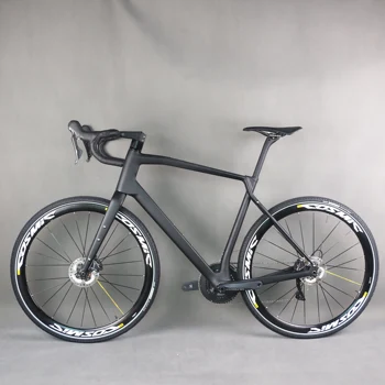 SERAPH Гравийный велосипед 47C шины Тормозные сквозные Алюминиевые Колеса R8020 Карбоновые Гоночные Велосипеды Гравийные Велосипеды
