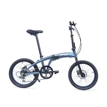 20-дюймовый Складной Велосипед с переменной Скоростью, передний и задний Дисковый Тормоз, рама из алюминиевого сплава Наслаждайтесь Ездой на Велосипеде на открытом воздухе