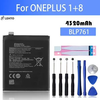 Аккумулятор BLP761 Для OPPO Oneplus 8 Для OnePlus 8 1 + 8 Ремонтная Деталь Оригинальная Емкость Аккумуляторов мобильных телефонов