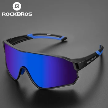 ROCKBROS Поляризованные Велосипедные очки, Велосипедные спортивные Солнцезащитные очки UV400, lentes de sol hombre, Антибликовое Легкое Велосипедное Снаряжение