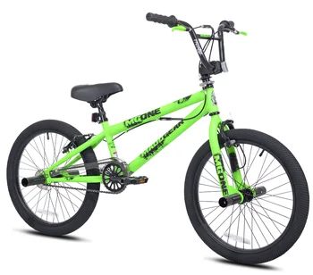 20-дюймовый мужской велосипед BMX для фристайла, зеленый bicicleta