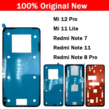 Оригинальная Водонепроницаемая Задняя Крышка Батарейного Отсека, Дверца, Клейкая Лента Для Xiaomi Mi 11 Lite Mi 12 Pro/Redmi Note 7 8 9S 10 11 Pro