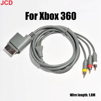 JCD 1шт для консоли XBOX360 AV провод 1,8 м RCA позолоченный аудио и видео провод