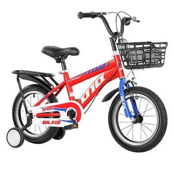 детский велосипед 12-20 дюймов Со вспышкой, вспомогательное колесо, расширенная шина 5 см, детский велосипед с расширенной рамой из высокоуглеродистой стали