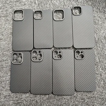 Чехол из настоящего углеродного волокна для iPhone 14 Pro, прочный тонкий чехол из арамидного волокна, выполненный в военном стиле, с защитой от падения