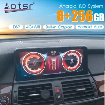 8 + 256G Для BMW X5 E70 X6 E71 2007-2013 12,3 Дюймов Android11 1920 *720P Автомобильный Плеер мультимедиа Оригинальный CCC CIC GPS Навигация Стерео