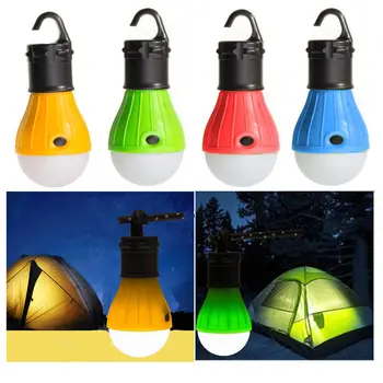 Портативная светодиодная лампа, лампа для кемпинга, аварийное освещение с подвесным крючком, лампа для палатки, фонарь для кемпинга, водонепроницаемая лампа для кемпинга