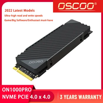 SSD NVMe PCIe 4.0 Gen4 512GB 1TB ON1000PRO для PS5 PS4 Встроенный твердотельный накопитель M.2 2280 с корпусом для отвода тепла