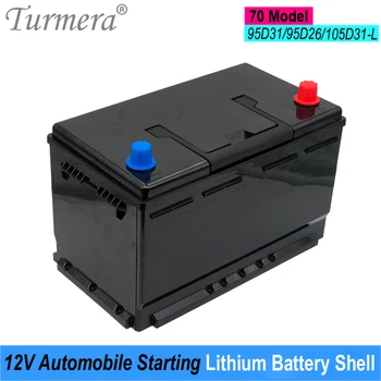 Turmera 12V Автомобильные Пусковые Литиевые батареи Shell Car Battery Boxfor 70 серии 95D31 95D26 105D31-L Заменяют Свинцово-кислотное использование