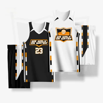 Баскетбольные комплекты с полной сублимацией для мужчин, Майки с логотипом и названием команды, шорты, Быстросохнущие тренировочные спортивные костюмы для мужчин