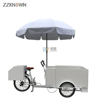 250 Вт 36 В 13A Электрический трехколесный велосипед с морозильной камерой для мороженого с раковиной