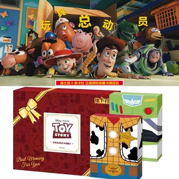 Коллекционная открытка PIXAR Toy Story Вуди Базз Лайтер для детей, Кинозвезда Диснея, Железный Человек, Танос, Аниме, коллекционные открытки, игрушки