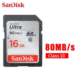 SanDisk SD Карта 128 ГБ 64 ГБ 32 ГБ 16 ГБ microSDHC SDXC UHS-I Карта Памяти micro SD Карта TF Карта 80 МБ/с. Class10 U3 Для камеры SDUNC