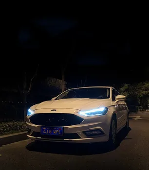 Обвес переднего бампера со светодиодными фарами для Ford Mondeo Fusion 2017 серии
