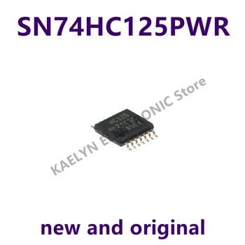 10 шт./лот, новый и оригинальный буфер SN74HC125PWR SN74HC125, Неинвертирующий, 4 элемента, по 1 бит на элемент, 3 состояния вывода 14-TSSOP