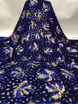 Нигерийская Бархатная Вышитая Кружевная ткань 2021, Высококачественное Кружево, Африканская Французская Кружевная ткань, Женское Свадебное платье D38421