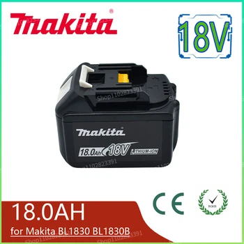 Оригинальная Сменная Батарея Makita 18V 18.0Ah BL1830 BL1830B BL1840 BL1840B BL1850 BL1850B Перезаряжаемая Батарея СО Светодиодным Индикатором