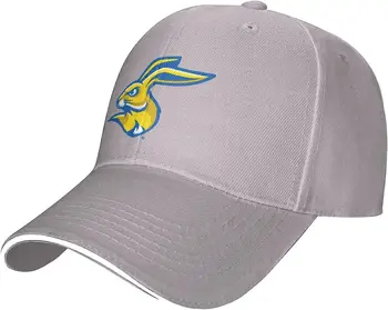 Кепка-сэндвич с логотипом Государственного университета Со-ут-да-кота, Классическая бейсболка Унисекс, Регулируемая кепка-кепка для папы
