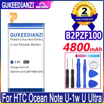 Для HTC Хорошего Качества Аккумулятор Высокой Емкости Bateria B2PZF100 Для телефона HTC Ocean Note U-1w U Ultra U-1u 4800mAh Batterie + Инструменты