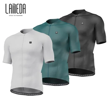 LAMEDA/ летняя одежда для велоспорта, мужская быстросохнущая куртка с короткими рукавами, одежда для велоспорта по горной дороге, велосипедная одежда