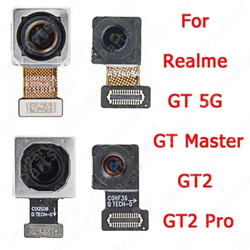 Большая передняя камера заднего вида для Realme GT 5G Master GT2 2 Pro Оригинальный модуль камеры для Селфи сзади Замена гибкого кабеля