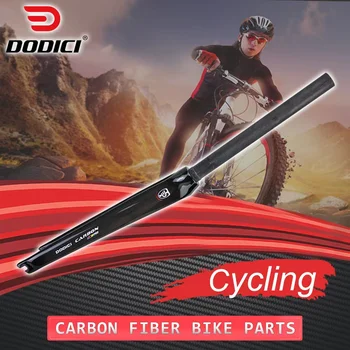 Передняя вилка шоссейного велосипеда DODICI из углеродного волокна 700C 28,6 мм прямая труба полностью из углеродного волокна с фиксированной передачей ультралегкая вилка
