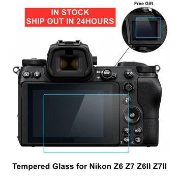для Nikon Z8 Z9 Z6 Z7 Z6II Z7II Камера Закаленное Защитное Самоклеящееся Стекло Основной ЖК-дисплей + Информационная Защитная пленка для экрана