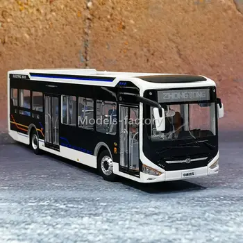 1/42 Для городского автобуса Zhongtong LCK6126EVGRA1 Чистый электрический Автобус, Литая под давлением Модель автомобиля, Коллекция Подарков, Дисплей из Металла, Пластика, Резины