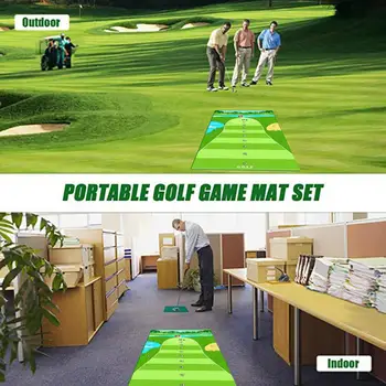 Удобный тренировочный коврик для гольфа, очень Большой Складной Легкий коврик для игры в гольф для гольф-клуба