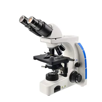 Биологический микроскоп с бинокулярной головкой в вертикальном положении для лаборатории