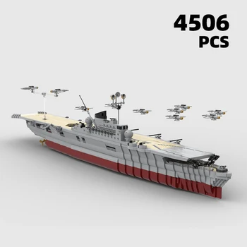 Военный строительный блок MOC Seydlitz frigate, набор линкоров, модель военного корабля ВМС, Армейское оружие, набор кирпичей, Оружие, крейсер, игрушки